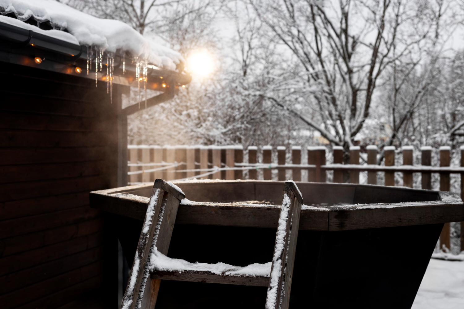 Зимний водопровод из скважины на даче